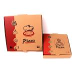 Stamping Rectangle Bespoke Pizza Boxes 7x7 Foldable Recyclable