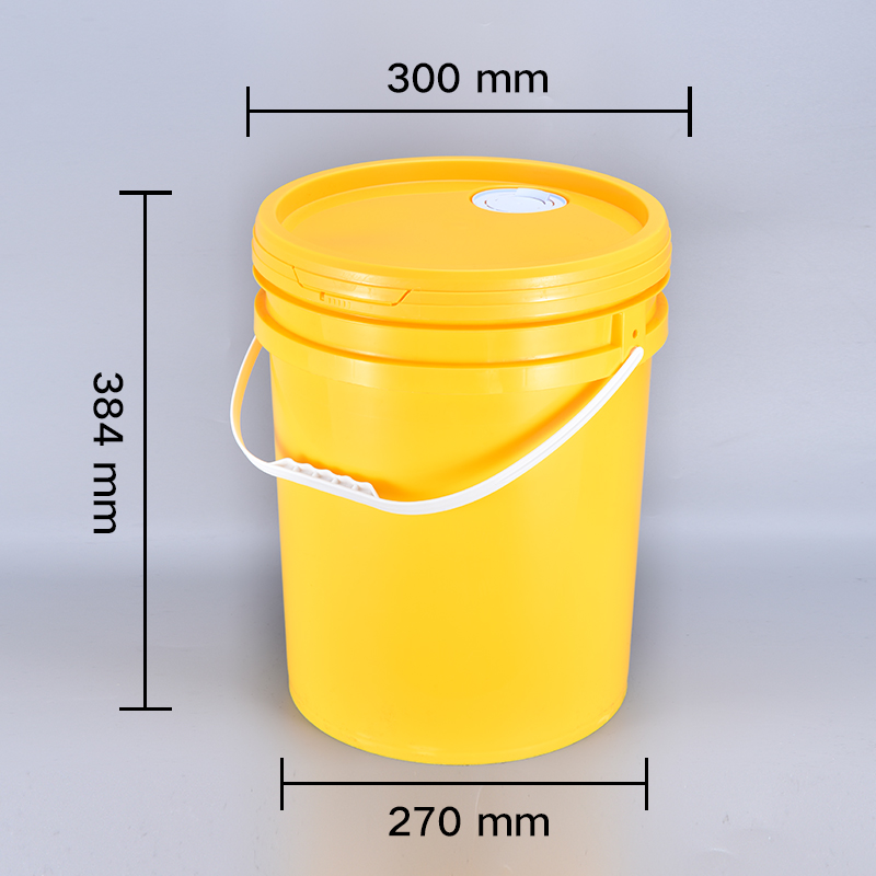 Personalized Logo Printing PP 20l Plastic Oil Bucket for Grade Food Grade Container