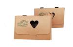 Custom Printed Fast Food Packaging Box Kraft Paper Takeaway Box