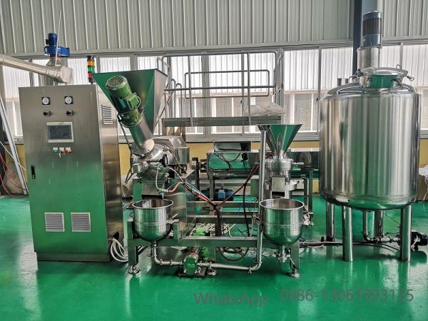 Full Automatic Peanut Butter Processing Line Stainless Steel Electric / Gas