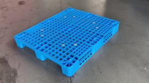Wholesale Heavy Duty 1000*1000 Four Way Entry Single Face Grid 6 Runner Plastic Pallet from china suppliers