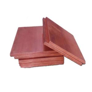 Wholesale ASTM Pure Copper Sheet Metal , C10100 C11000 Copper Cathode Plate from china suppliers