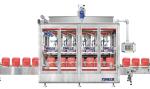 5L-30L 8 Nozzles Lubricant Filling Machine PLC Controlled