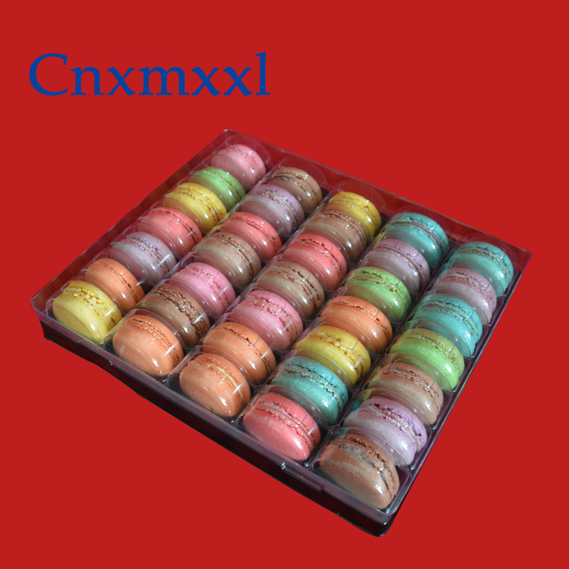 Custom design OEM macarons cakes chocolates plastic blister thermoforming vacuum clear transparent trays