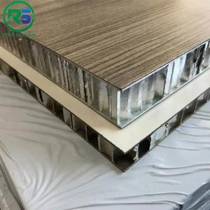China 1220mm Aluminum Honeycomb Core Panel Wood Grain Acoustic Filling Wooden Panel on sale