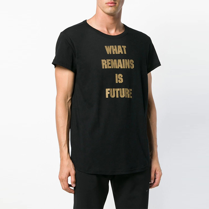 Simple Letter Mens Trendy T Shirts Fashionable Customized Logo Plus Size