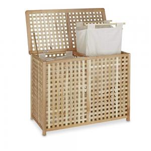 Wholesale Bamboo Folding Dirty Clothes Basket Laundry Shelf Hamper With Lids from china suppliers