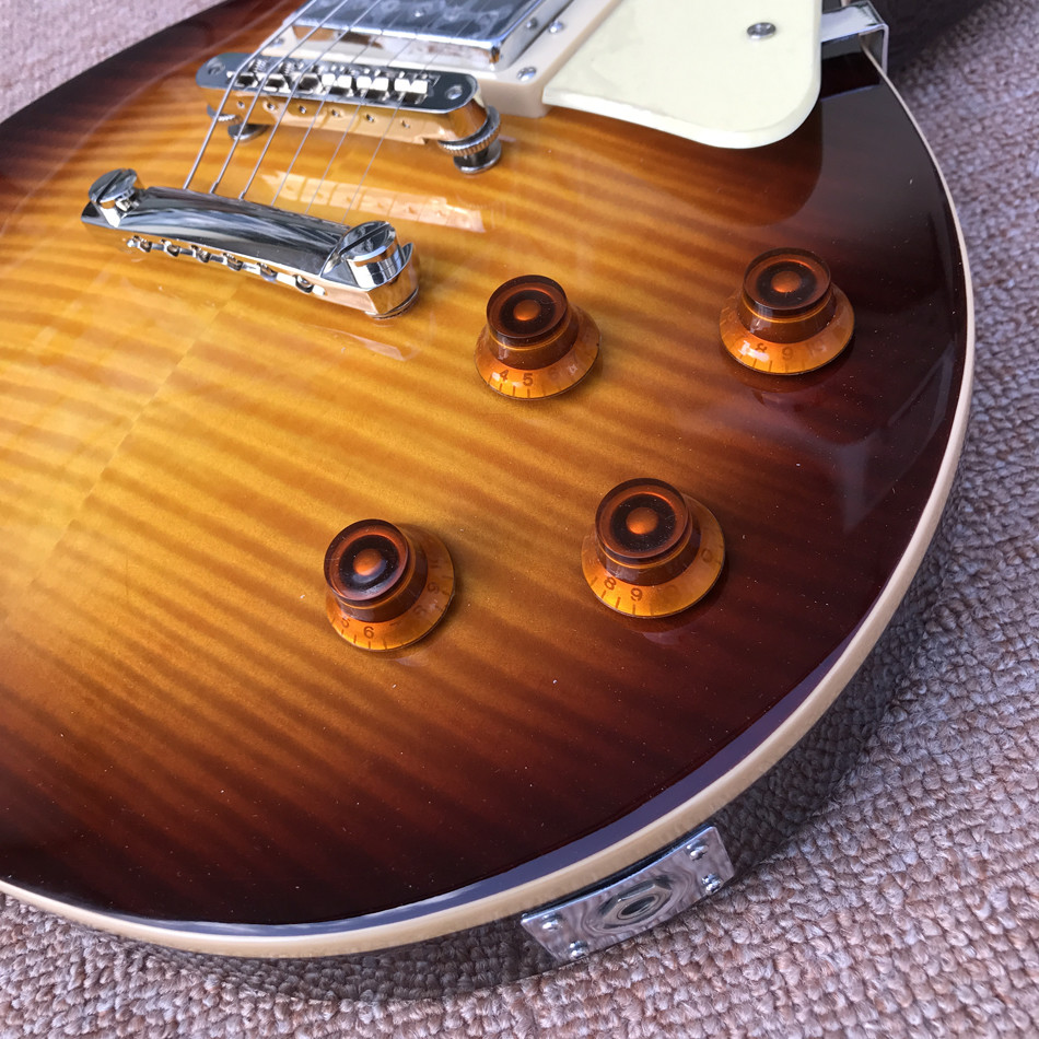New standard LP 1959 R9 electric guitar, Rosewood fingerboard, frets cream binding, a piece of neck & body, Tune-o-Matic