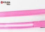 LED Pet Accessories Nylon Solid Safety Glow Dog Leash With Flashlight