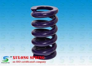 Purple Powder Coated Heavy Machinery Springs / Engineering Springs Compression