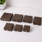 Drawer Jewelry Packaging Box With Velvet Foam For Earrings Ring Necklace