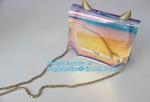 PVC shoulder bag/transparent tote bag, Clear PVC Tote Bag Beach Bag, pvc