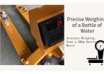 Digital 2000Kg 3 Ton Manual Pallet Jack With Weight Scale
