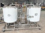 200l 300l Beer Brewery Equipment 2 Vessels Beer Brewhouse Stocked Thickness