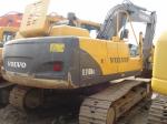 1.1cbm Bucket Volvo 210 Excavator For Sale , Second Hand Mini Diggers Year 2008