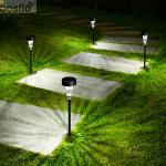 Warm/White Light Outdoor Solar Lights 1PC LED Easy Installation Luminous Flux