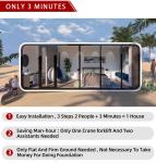 Modern Style 2023 Customized Color Container Prefab House for Apple Cabin Resort