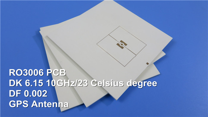 Rogers RO3006 High Frequency Printed Circuit Board 2-Layer Rogers 3006 10mil PCB DK6.15 DF 0.002 Microwave Gold PCB