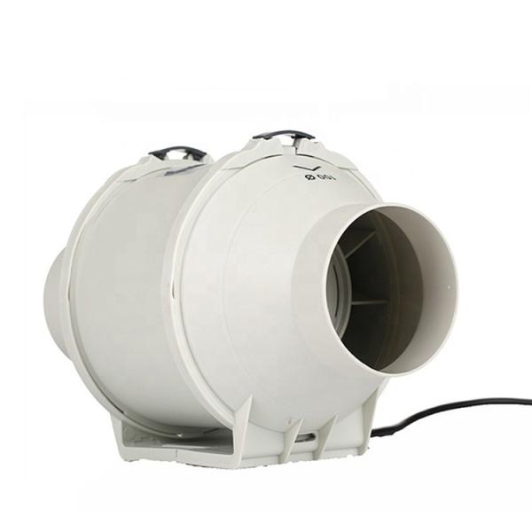 240V SAA Silent 200mm Customaization Hydroponic Black Mixed Flow Wall Mounted