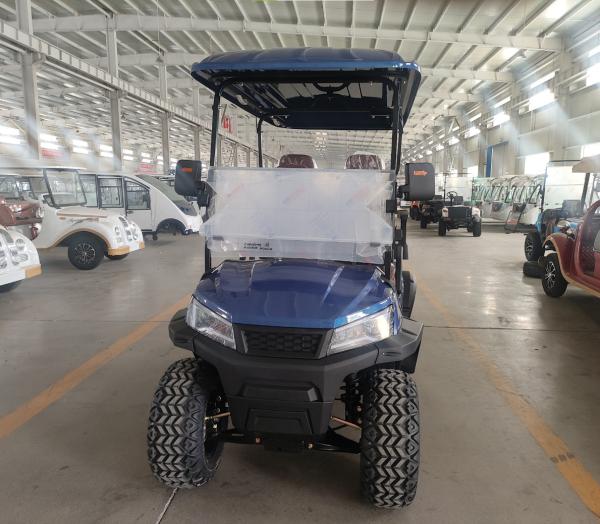 Luxury Lead Batteries 4 Seater Electric Golf Cart Basic Tourist Vehicle