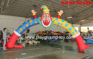 China Outdoor Arch Cartoon Kids Inflatable Bouncer For Mascot Costume Wind-proof With Blower RQL-00504 on sale