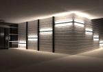 Led Strips Lighting Recessed LED Aluminium Profile With Spring Clip