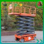 Automotive Mobile Scissor Lift Aerial Work Platform 300kg Electric Self