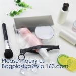 Frosted Plastic EVA Garment Packing Bag Suit Clothes Bags With zipper slider