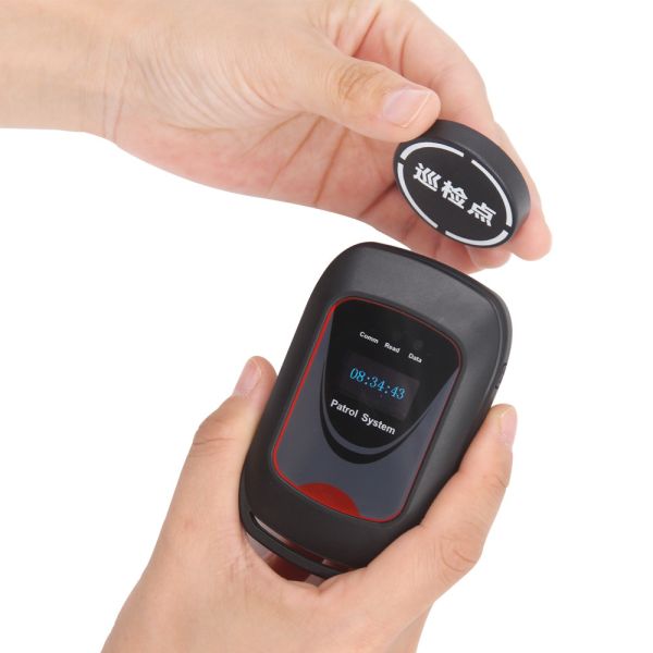 GPRS Real Time Guard Patrol Tour System Device 125Khz Card With OLED Screen
