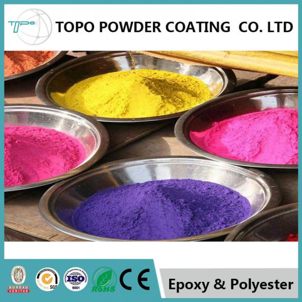 Quality RAL 1002 Sand Yellow Pure Epoxy Powder Coating For Metallic Trash Bin Surface for sale