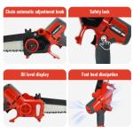 Hot Sale OEM 8 Inch Battery Lithium Chainsaw Portable Cordless Mini Electric