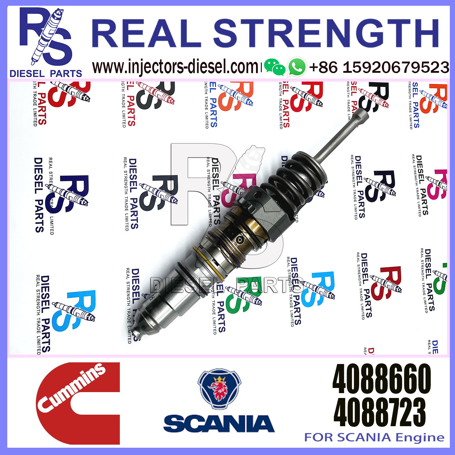 Engine Fuel Injector 4088660 4088665 4914537 3973059 4062568 3975929 4088327 4062569 For Qsx15 Isx15