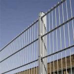 656 868 Mesh Fence Panels , Low Carbon Wire Steel Galvanized Welded Fence