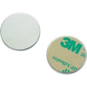 Wholesale High Quality Good Look Thinnest Ndfeb Disc Button Magnet with 3M Adhesive from china suppliers