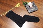 ODM Shaping Permeable Sexy Girls Long Socks Black Printed