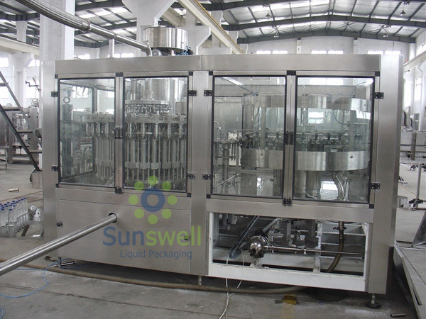 Steel Bottled Hot Filling Machine High Speed For Black Tea Filling