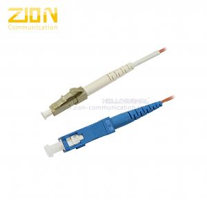 China SC to LC Simplex Multimode 62.5 / 125 μm Fiber Optic Patch Cord for Transmitter on sale