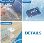 8 PACK VACUUM STORAGE BAGS WITH ELECTRIC AIR PUMP，2 JUMBO,2 LARGE,2 MIDIUM,2