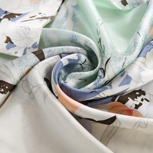 Wholesale Printed Silk Fabric 6A Grade Pure Lightweight Silk Fabric 22mm Charmeuse from china suppliers