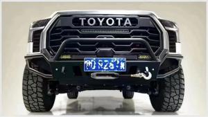 China OEM TOYOTA Bull Bar Car Offroad Winch 4x4 Bumper For Tundra on sale