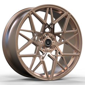 Wholesale Satin Bronze 1 Piece Forged Wheels Monblock Staggered 20 Inches 5x112 from china suppliers