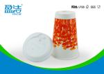 Double Side Disposable Iced Coffee Cups 16 OZ Large Volume Cold Insulated