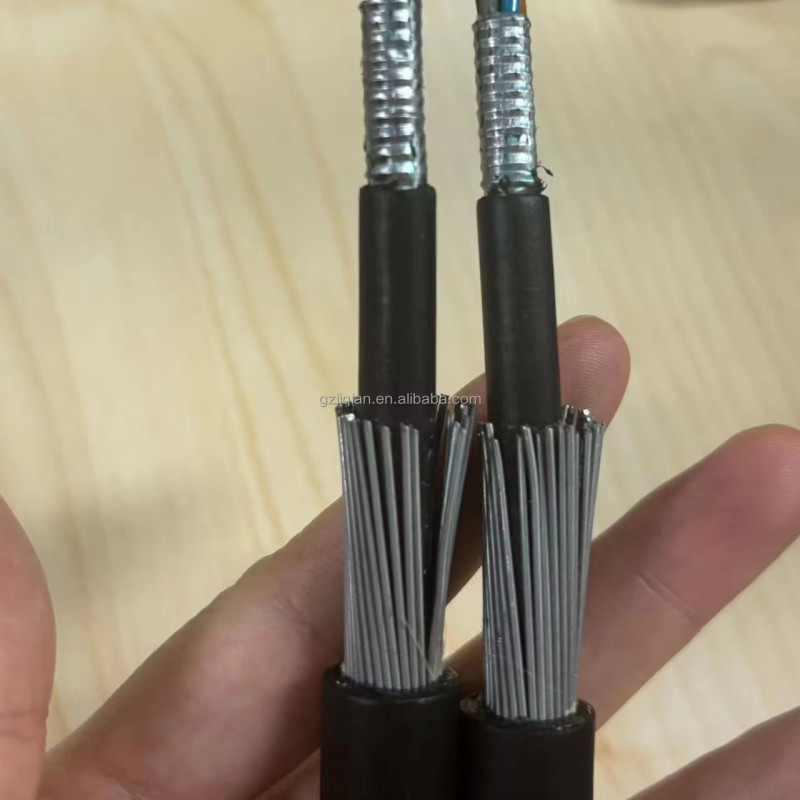 GYTA33 Fiber Optic Cable HDPE Sheath Steel Wires Armored Subsea Underwater