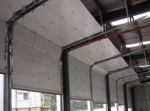 Wholesale Security Steel Insulated Sectional Doors Modern Electric / Manual Operation Factory direct sale commercial sandwich door from china suppliers