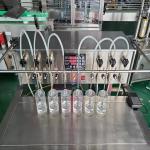 Stainless Steel Cosmetic Liquid Filling Machine 4-10 Nozzles Touch Screen