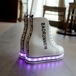 China Fast Moving Led Glow Product optical texture shoes on sale