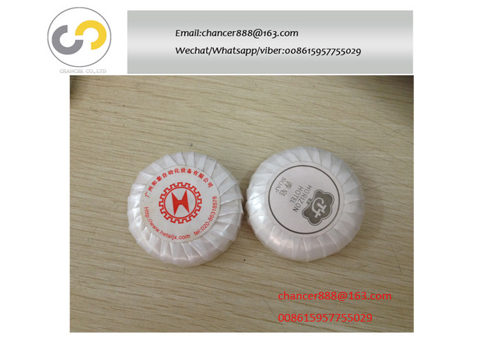 Manual round type hotel soap wrapping machine,dressy soap packing machine