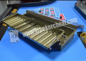Wholesale Casino Metal Chiptray Hidden Lens Gambling Cheat Devices , Distance 15cm - 20cm from china suppliers