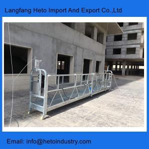Wholesale Vietnam steel ZLP800 7.5 meters electric wire rope hoist motor suspended working platform from china suppliers