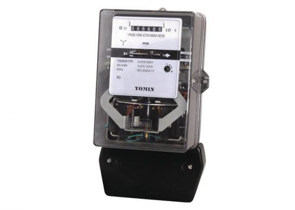 Quality CT Connecting Front Board Installed Three Phase Energy Meter Electromechanical for sale